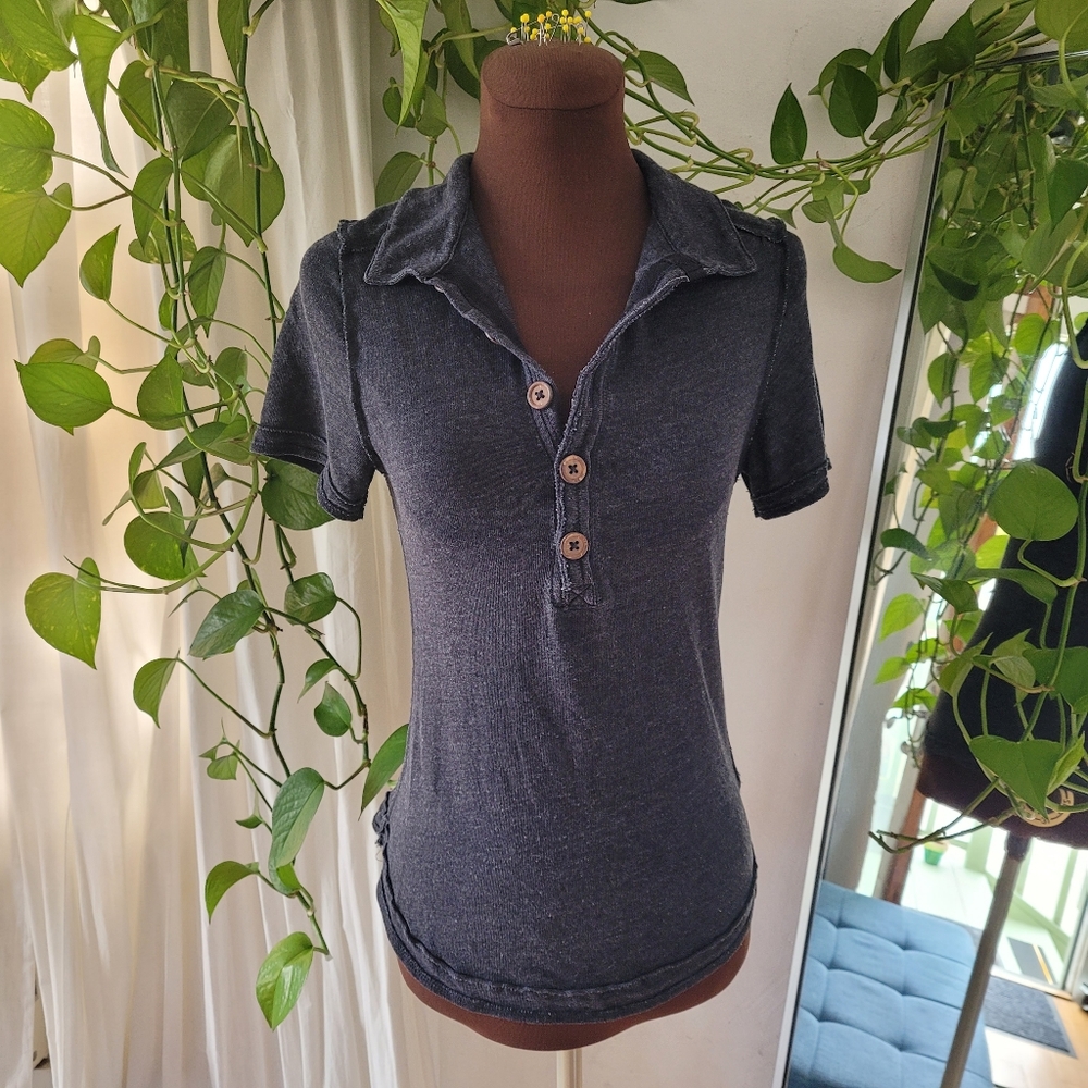 EUC We the Free Dark Grey Knit top size M